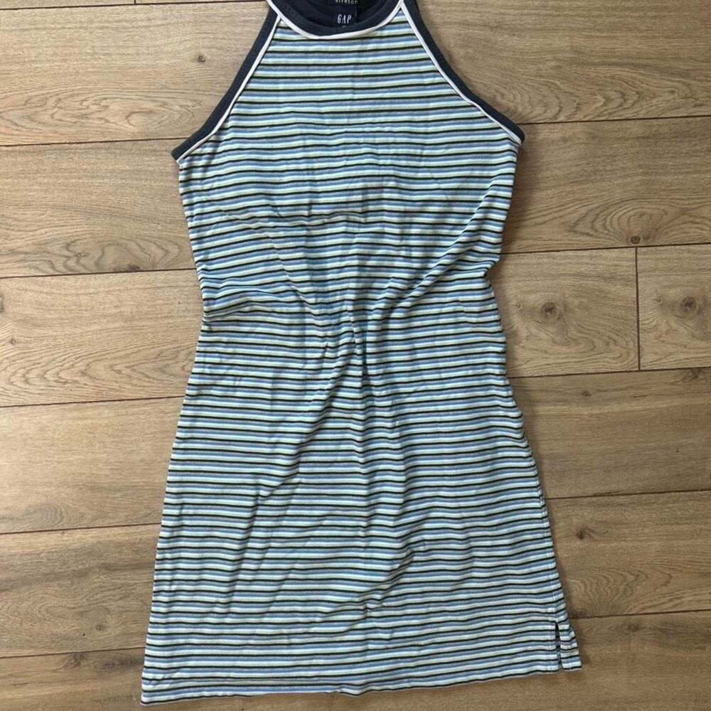 Y2k spring 2003 gap striped summer dress